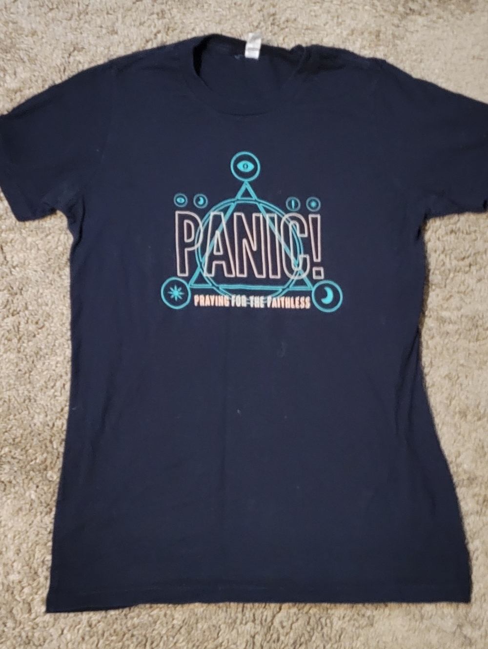 Panic! Band Graphic Tee in Black